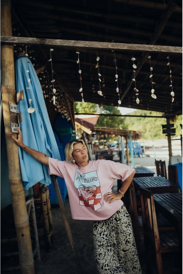 Animal Loose Pants - Silk Blend Animal Loose Pants - Silk Blend