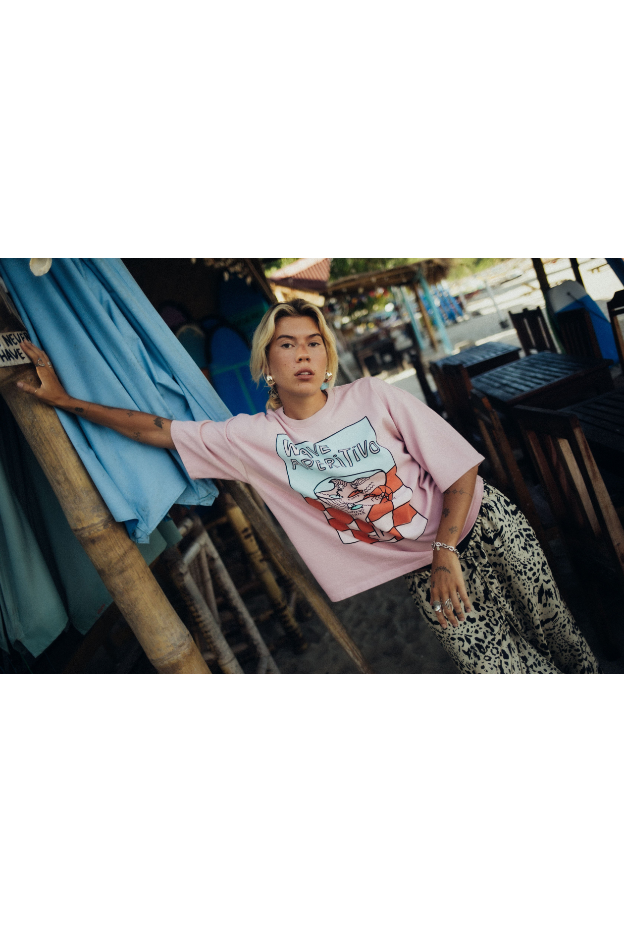 Animal Loose Pants - Silk Blend Animal Loose Pants - Silk Blend