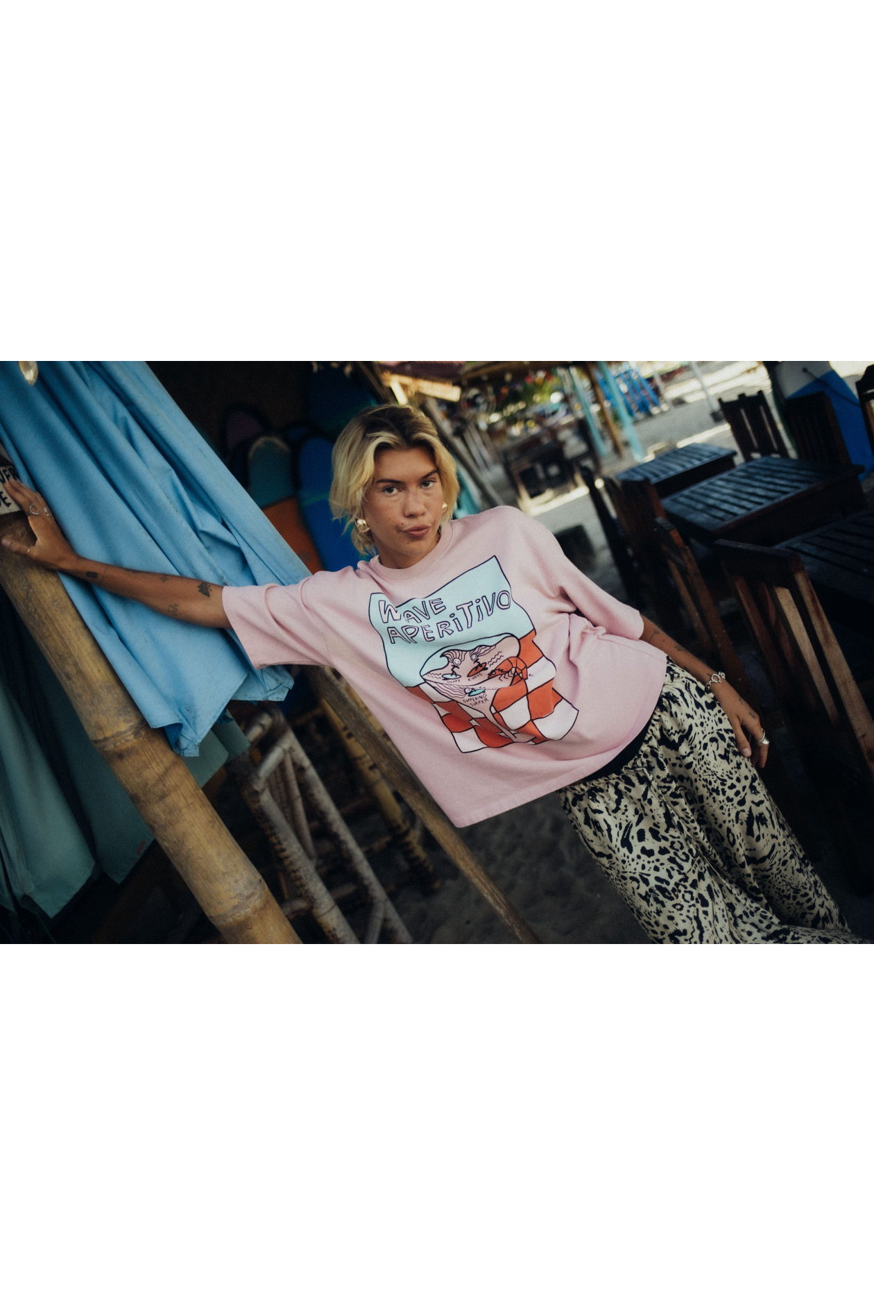 Animal Loose Pants - Silk Blend Animal Loose Pants - Silk Blend