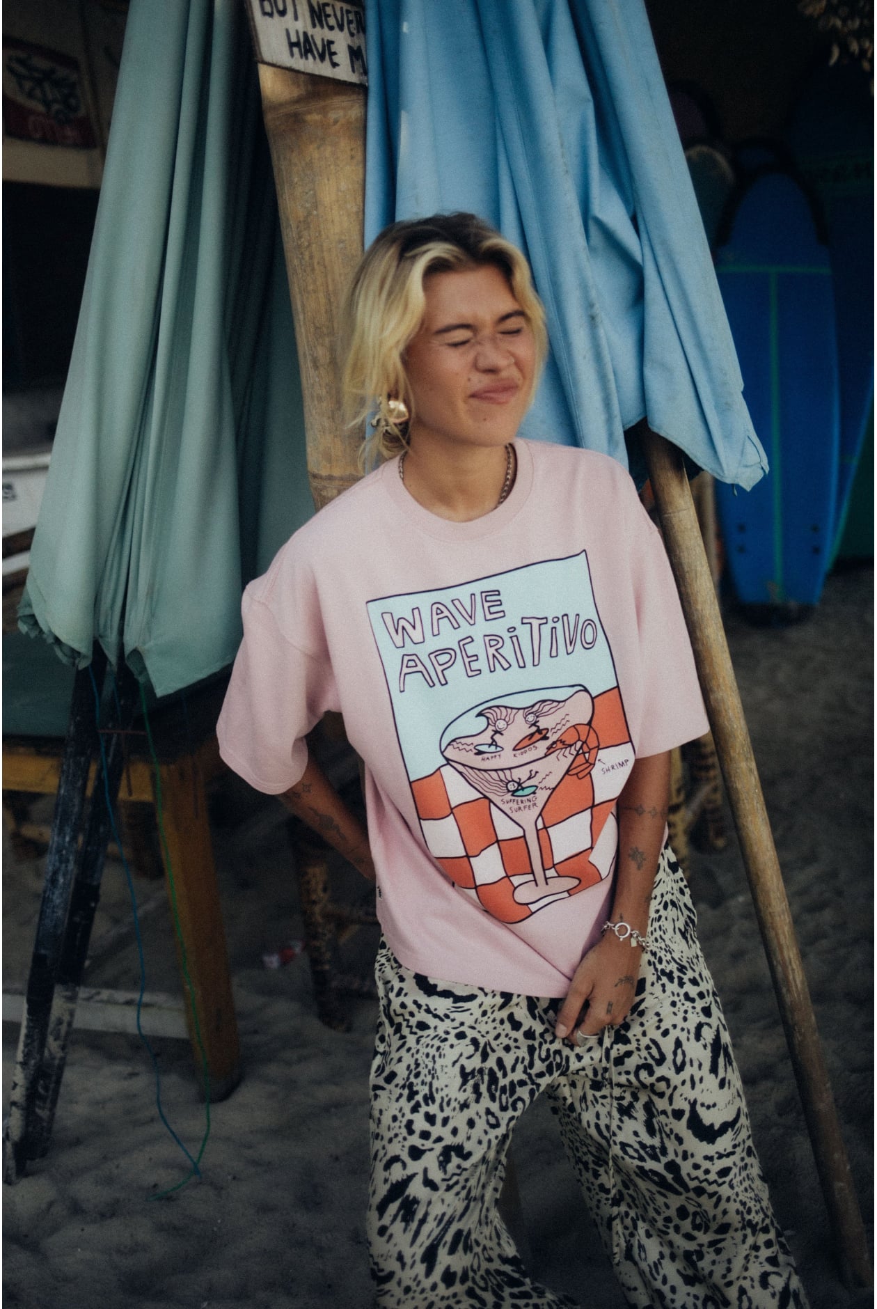 Animal Loose Pants - Silk Blend Animal Loose Pants - Silk Blend