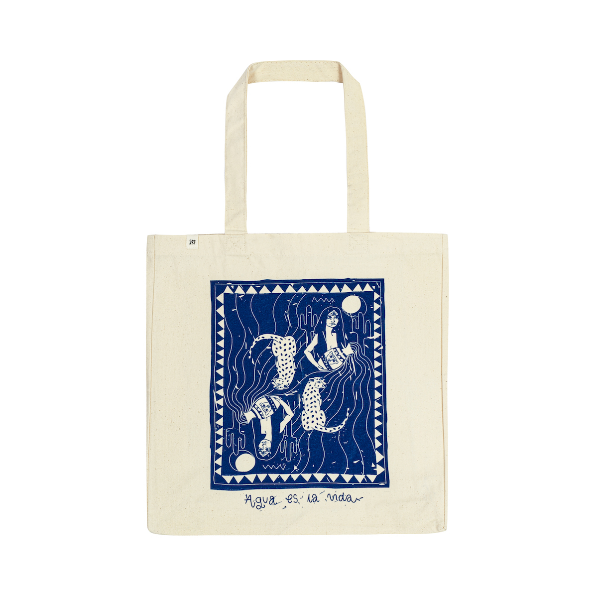 Aqua Shopper Bag