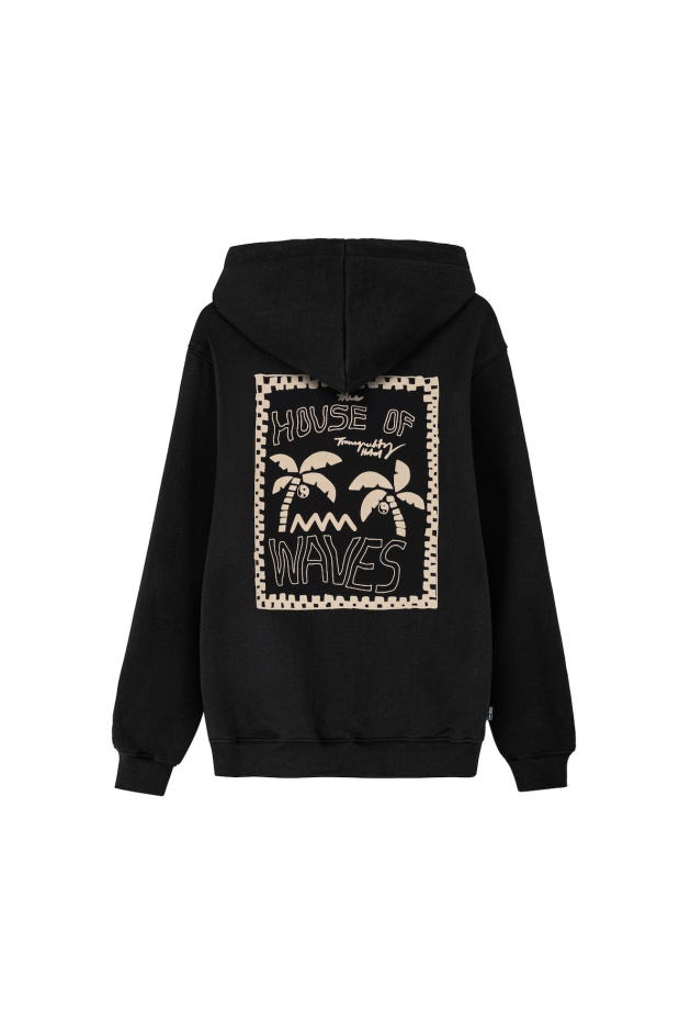 House Of Waves Hoodie - Space Black House Of Waves Hoodie - Space Black