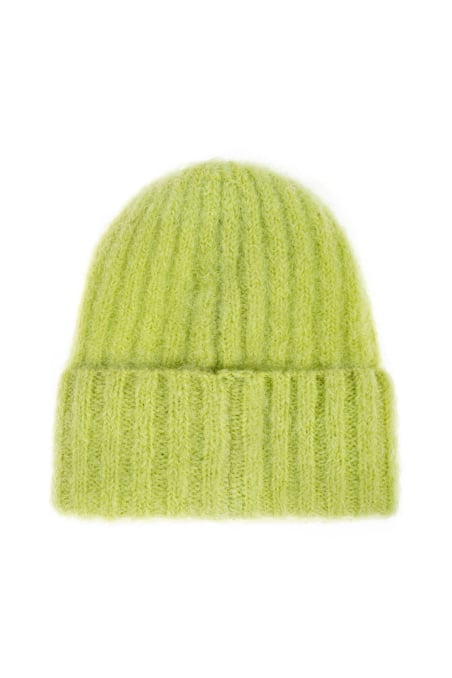 Olivia Wave Tiger Beanie - Lime Olivia Wave Tiger Beanie - Lime