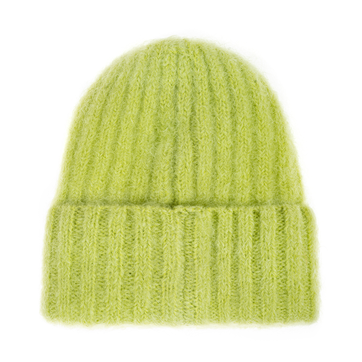 Olivia Wave Tiger Beanie - Lime