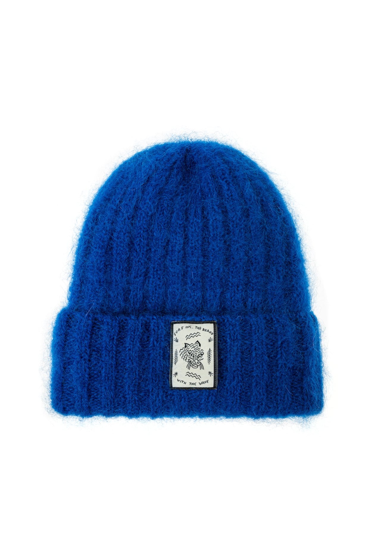 Olivia Tiger Beanie - Cobalt Haze