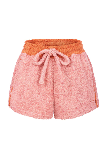 Frotte Shorts - Flamingo Pink Frotte Shorts - Flamingo Pink