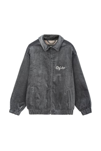 Cord Baseball Jacket -...