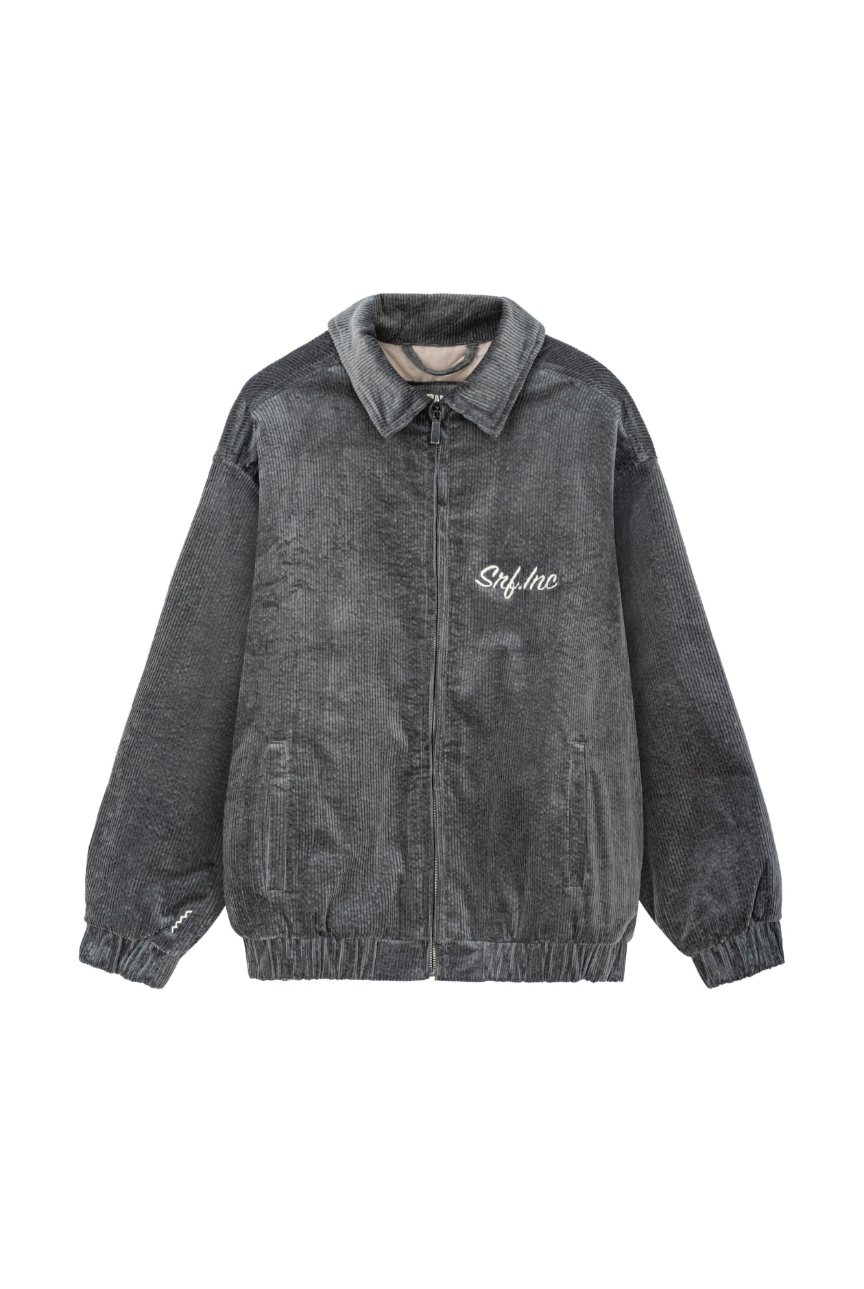 Cord Baseball Jacket - Greyhound Cord Baseball Jacket - Greyhound