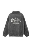 Cord Baseball Jacket - Greyhound Cord Baseball Jacket - Greyhound