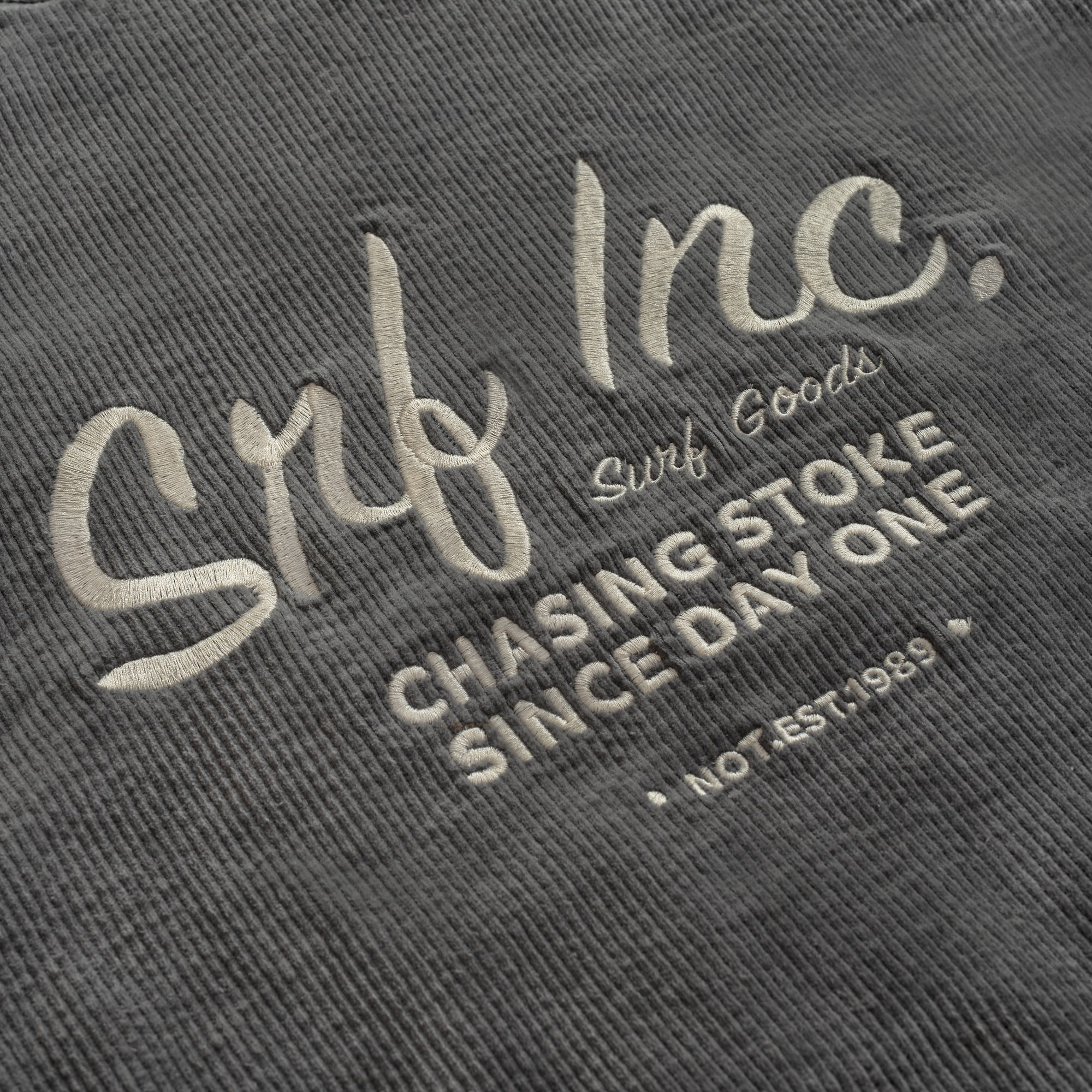 Cord Baseball Jacket - Greyhound