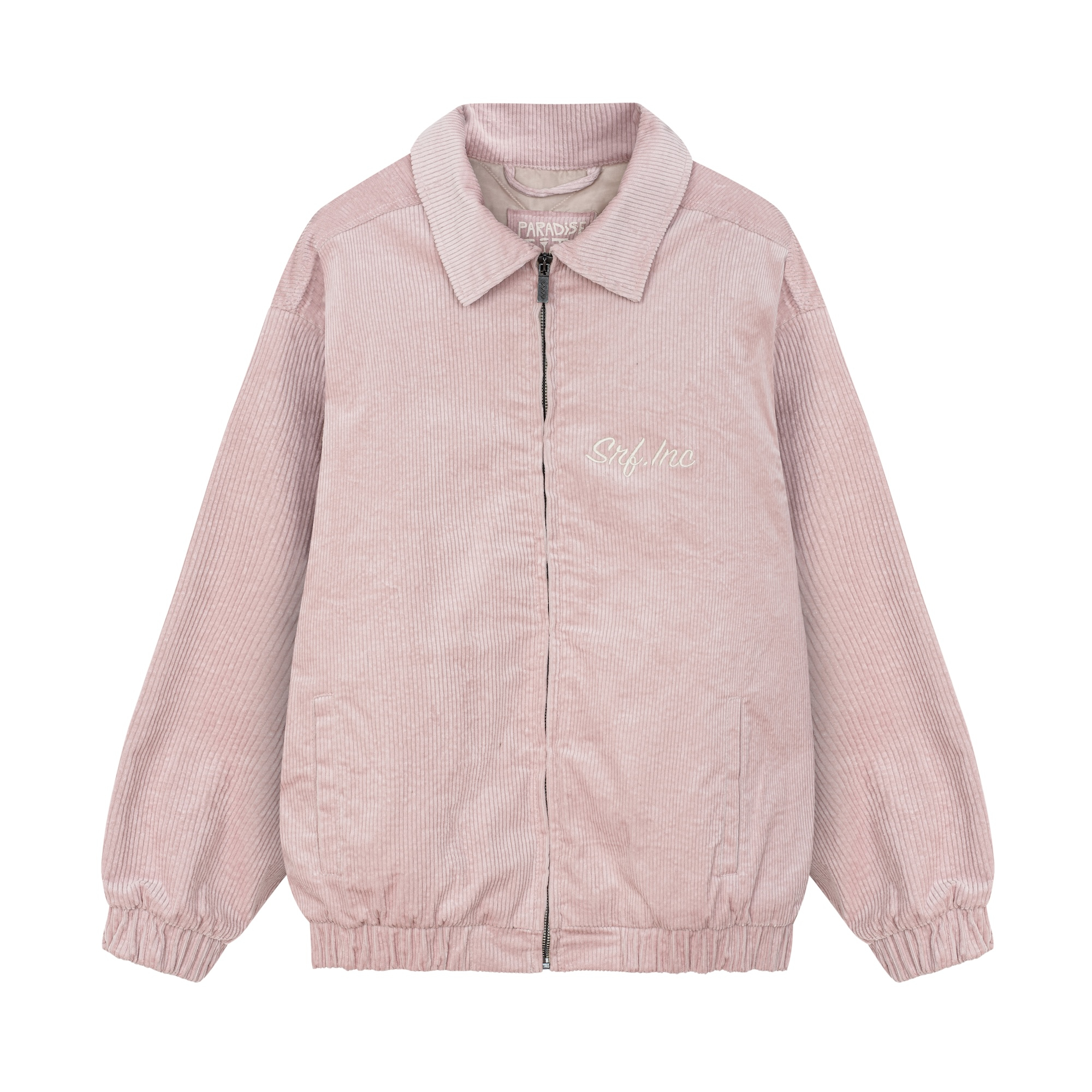 Cord Baseball Jacket - Pink Kush