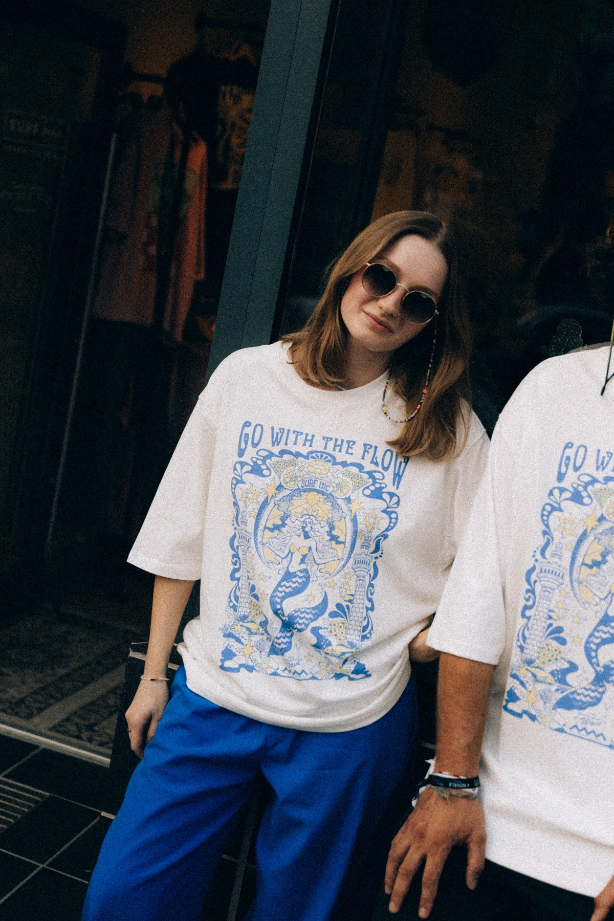 House Of Mermaids Box Tee - Vintage White