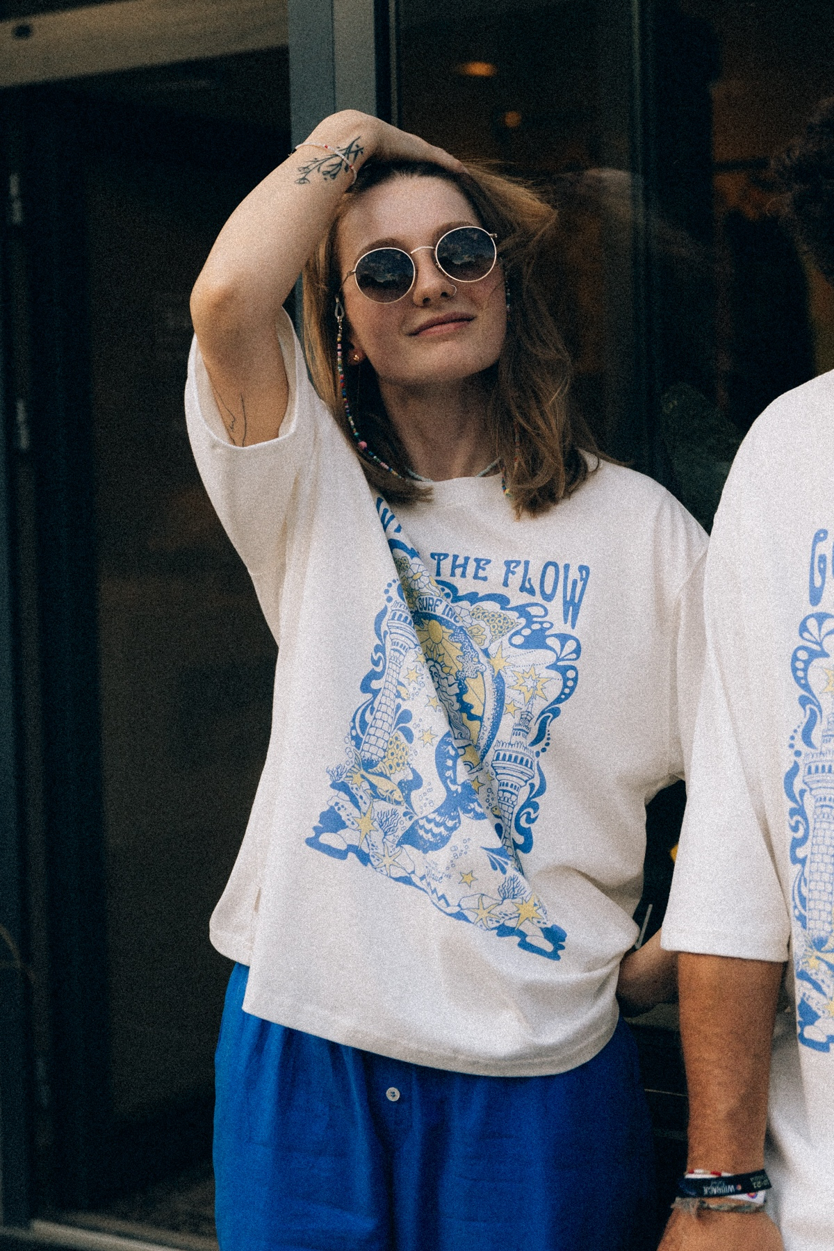 House Of Mermaids Box Tee - Vintage White