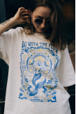 House Of Mermaids Box Tee - Vintage White House Of Mermaids Box Tee - Vintage White