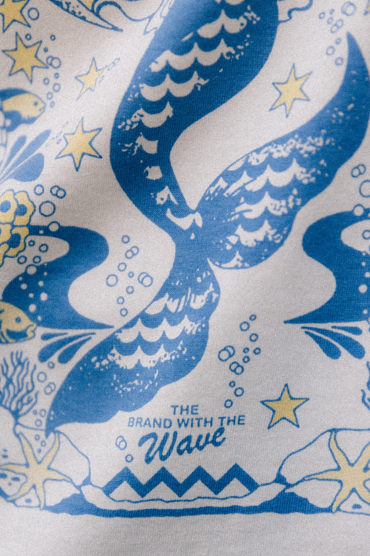 House Of Mermaids Box Tee - Vintage White