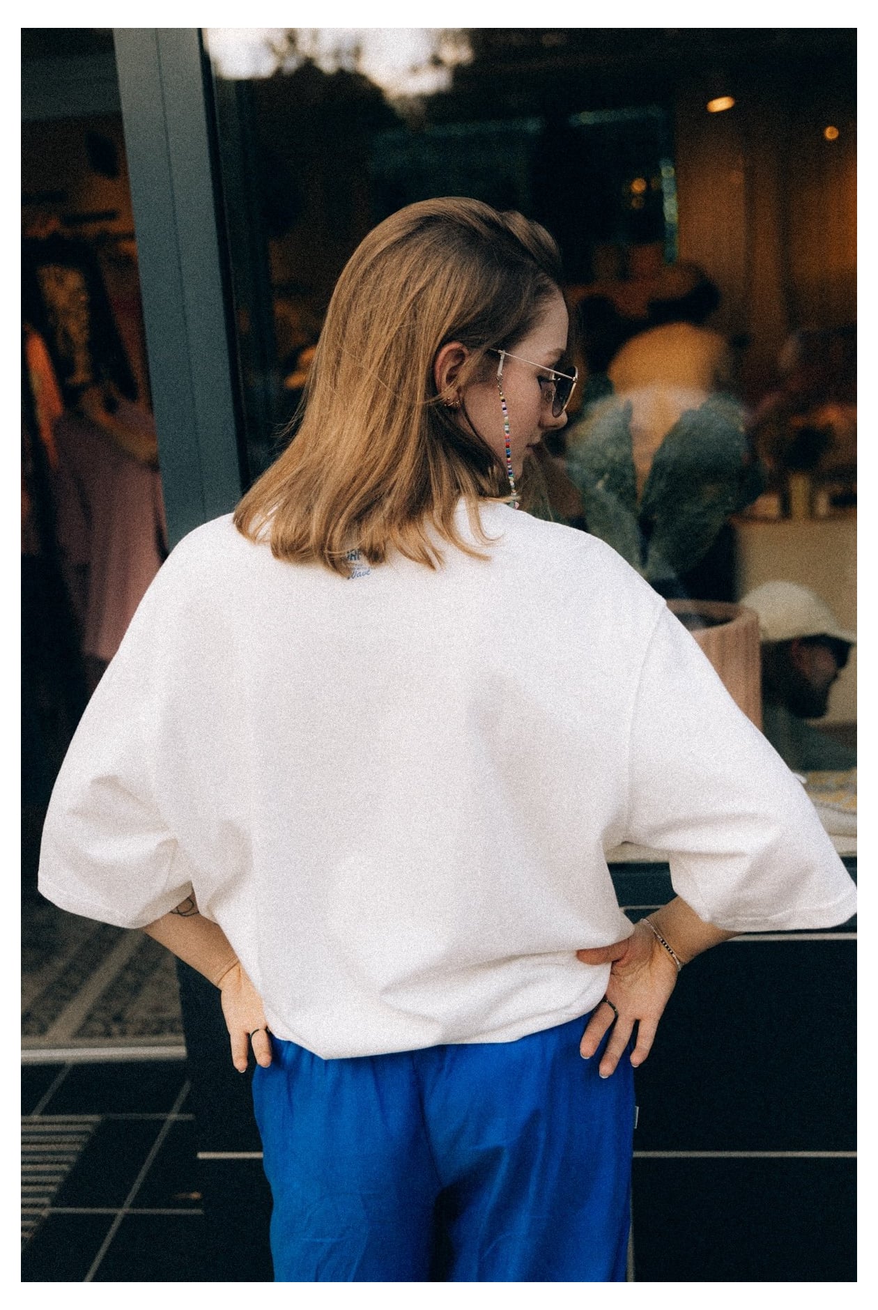 House Of Mermaids Box Tee - Vintage White House Of Mermaids Box Tee - Vintage White