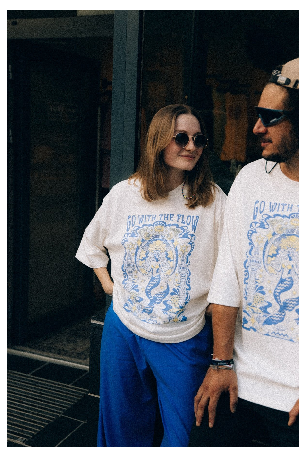 House Of Mermaids Box Tee - Vintage White