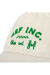 Wine & Surf Cap - Vintage White & Green Queen