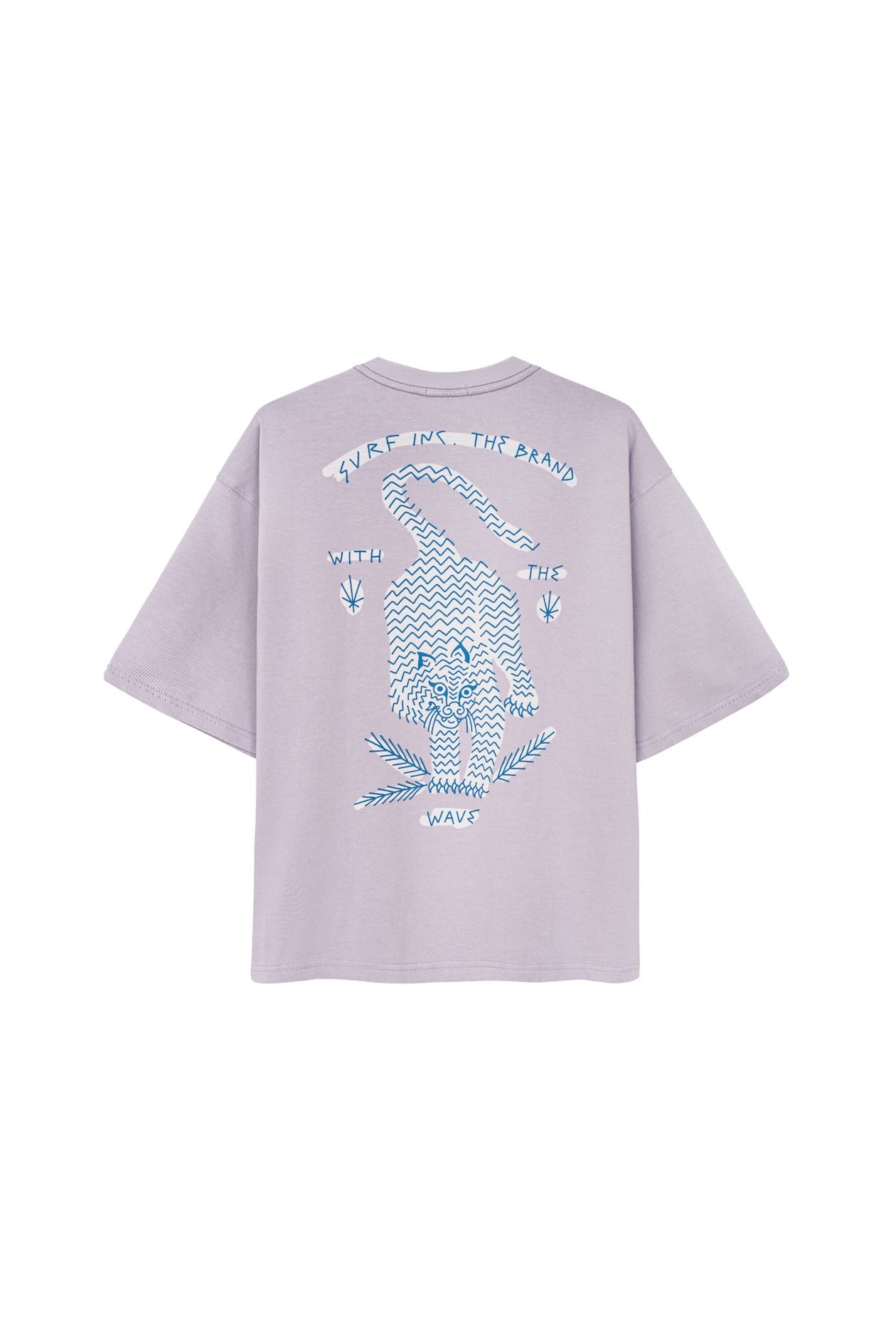 Wave Tiger Tee - Purple Haze