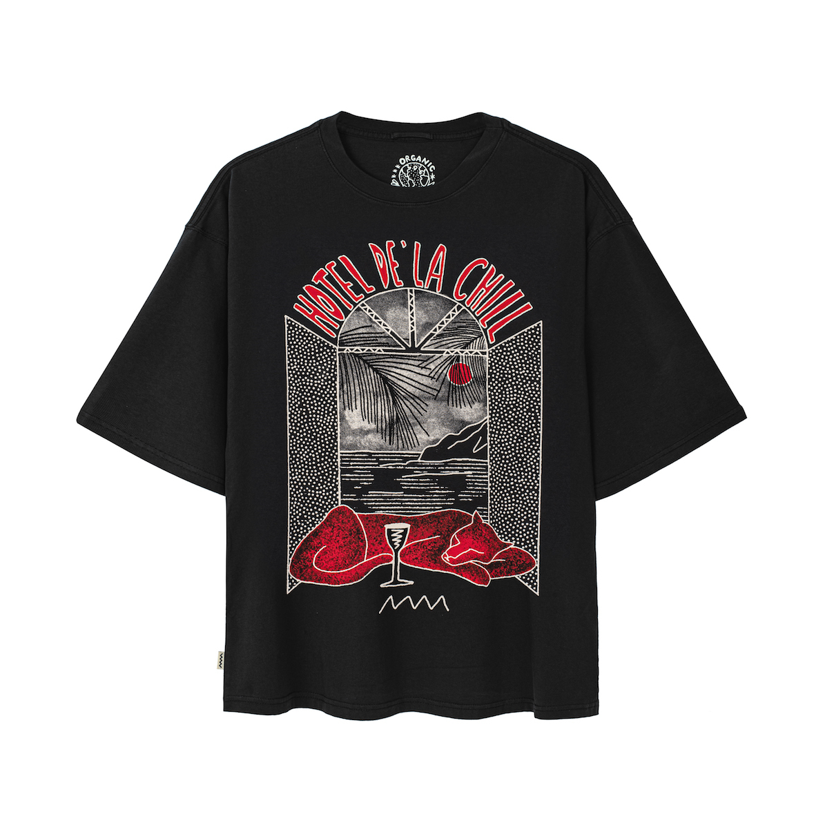 De'la Chill Tee - Acid Black