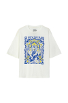 House Of Mermaids Box Tee - Vintage White