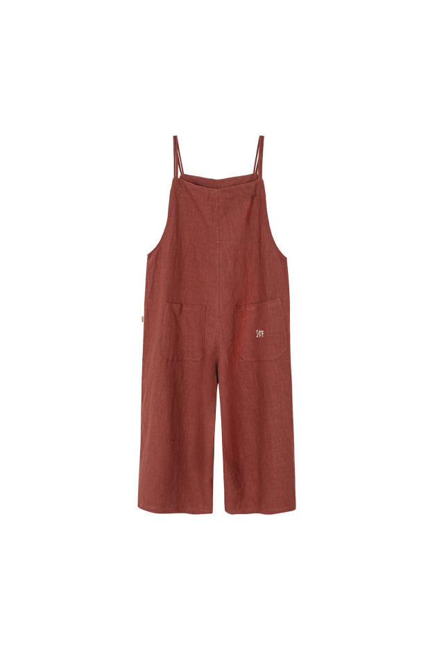 Linen Culotte Suit - Terra Linen Culotte Suit - Terra