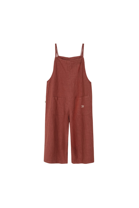 Linen Culotte Suit - Terra Linen Culotte Suit - Terra