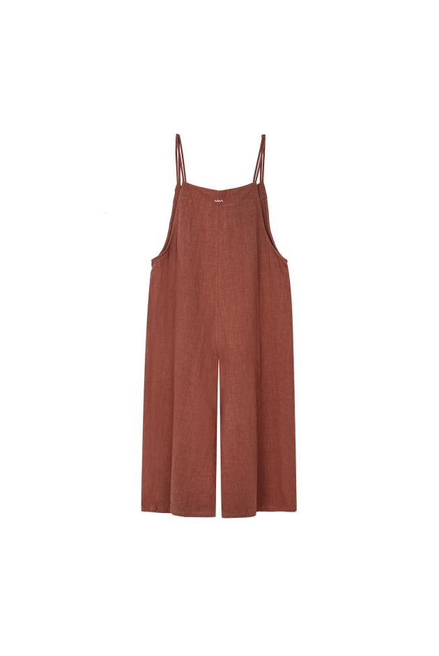 Linen Culotte Suit - Terra Linen Culotte Suit - Terra