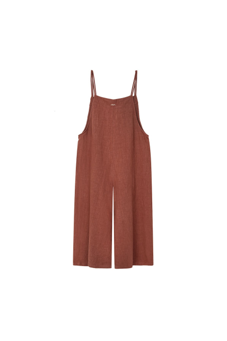 Linen Culotte Suit - Terra Linen Culotte Suit - Terra