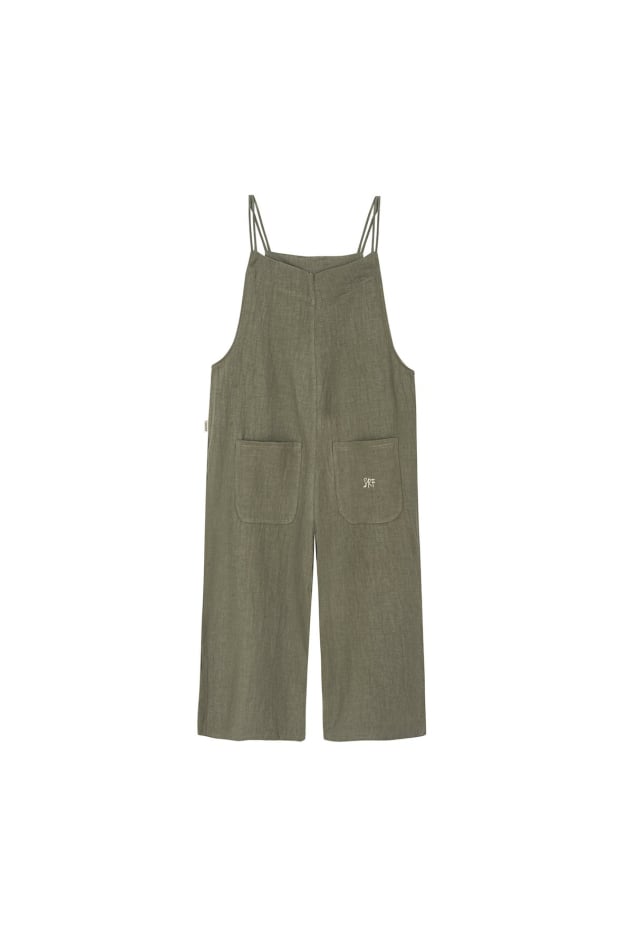 Linen Culotte Suit - Olive Linen Culotte Suit - Olive