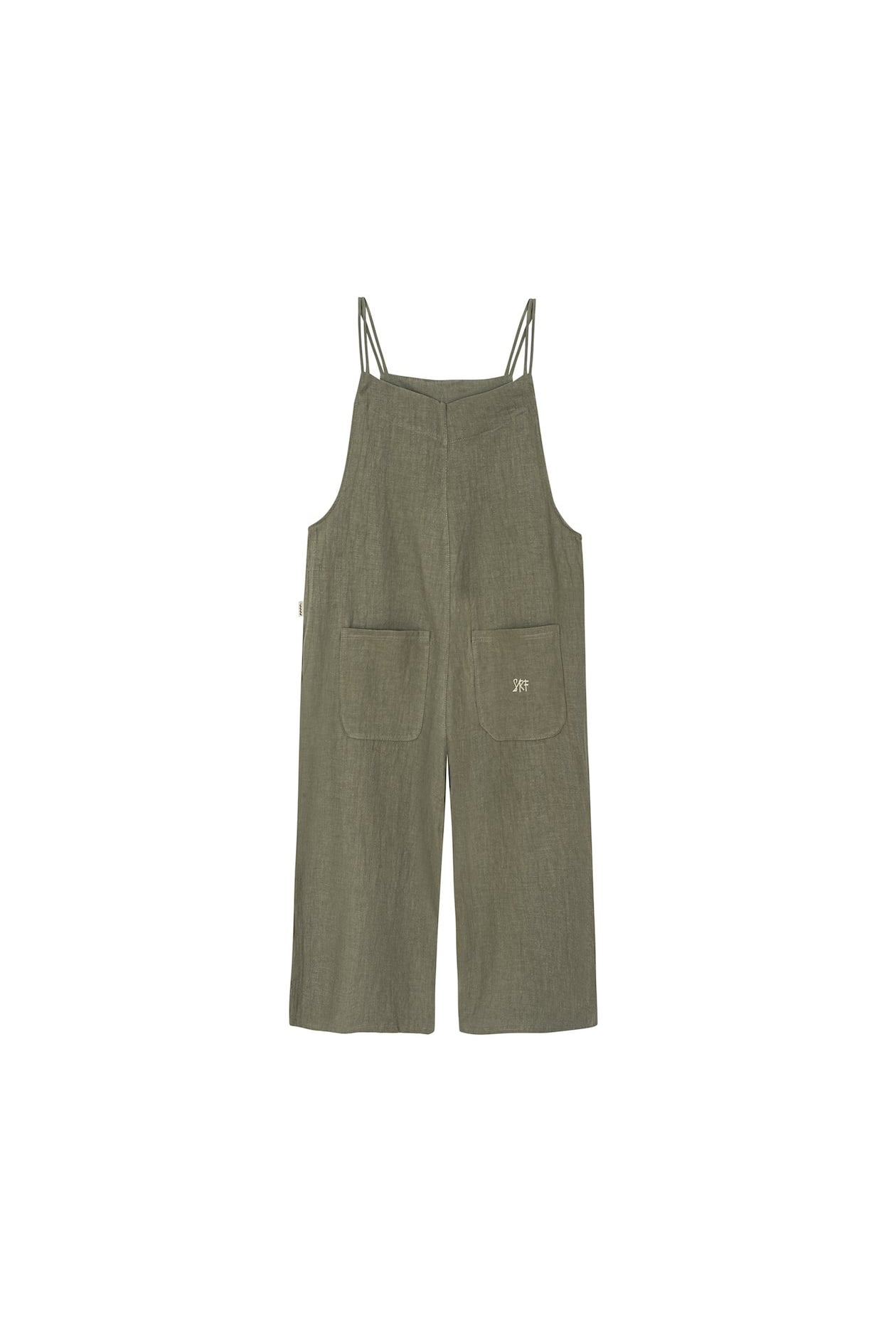 Linen Culotte Suit - Olive Linen Culotte Suit - Olive
