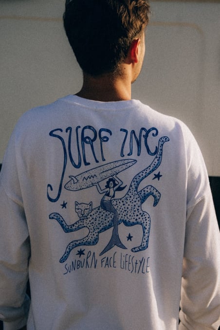 Sunburn LS - Optic White Sunburn LS - Optic White