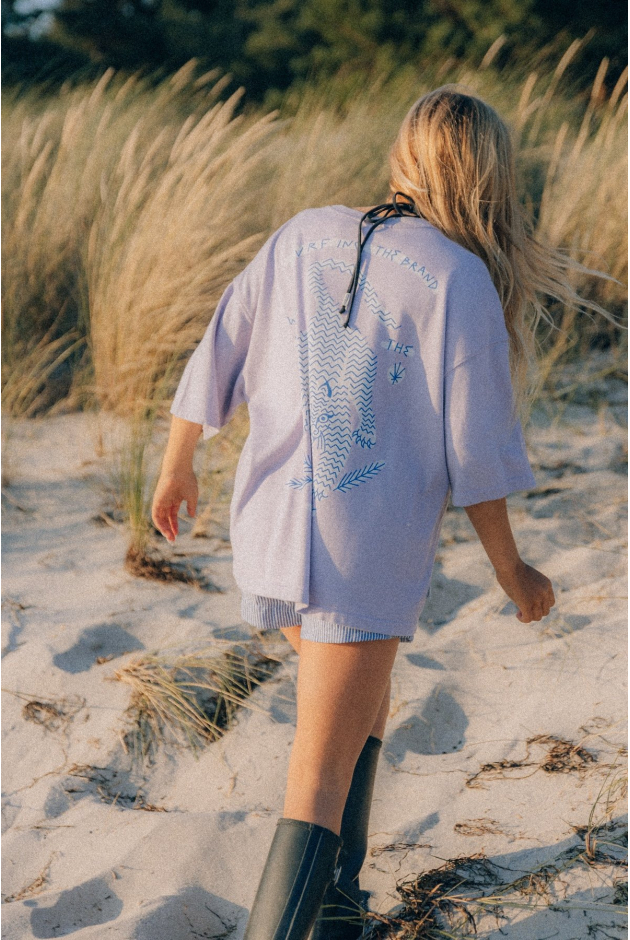 Wave Tiger Tee - Purple Haze Wave Tiger Tee - Purple Haze