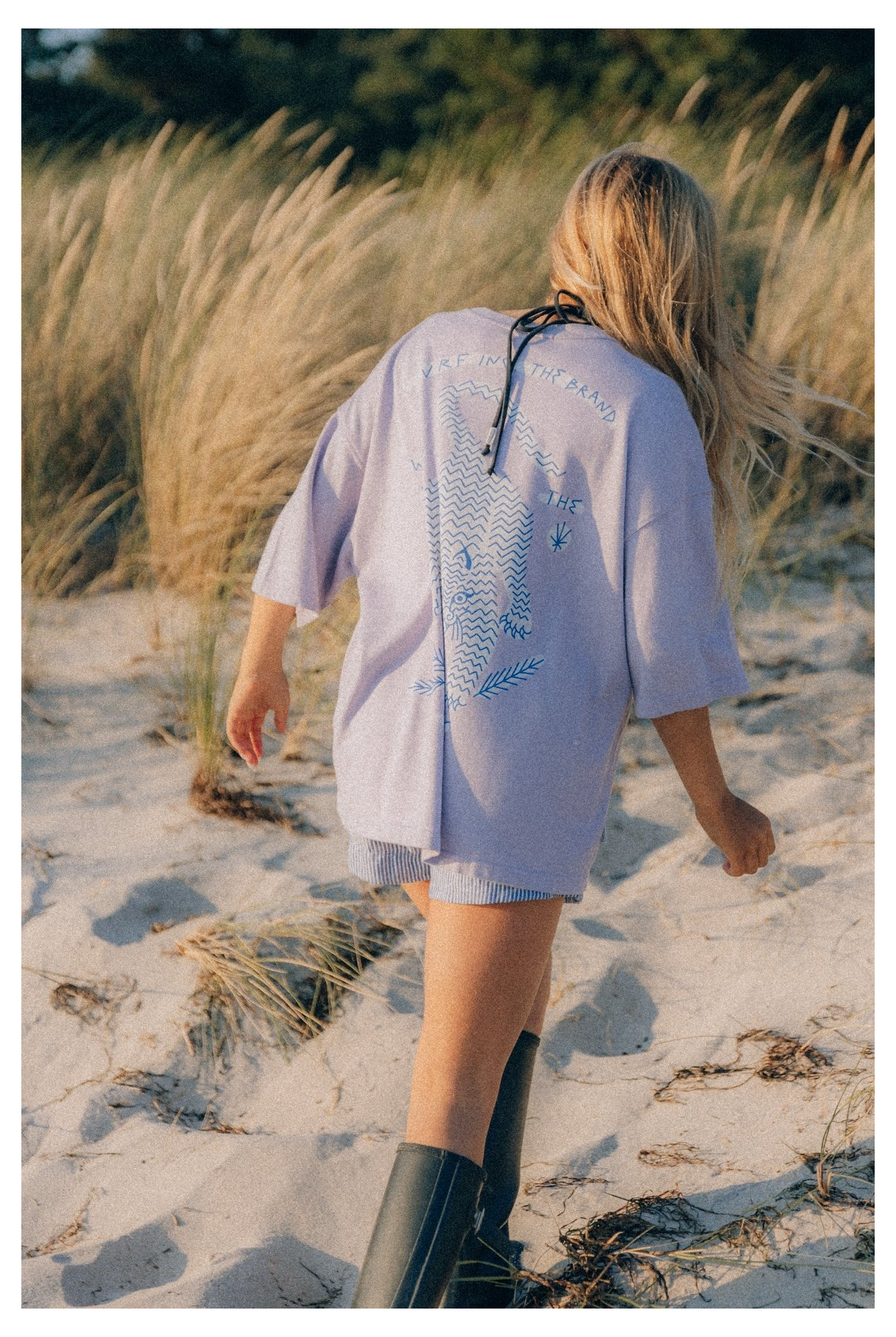 Wave Tiger Tee - Purple Haze Wave Tiger Tee - Purple Haze