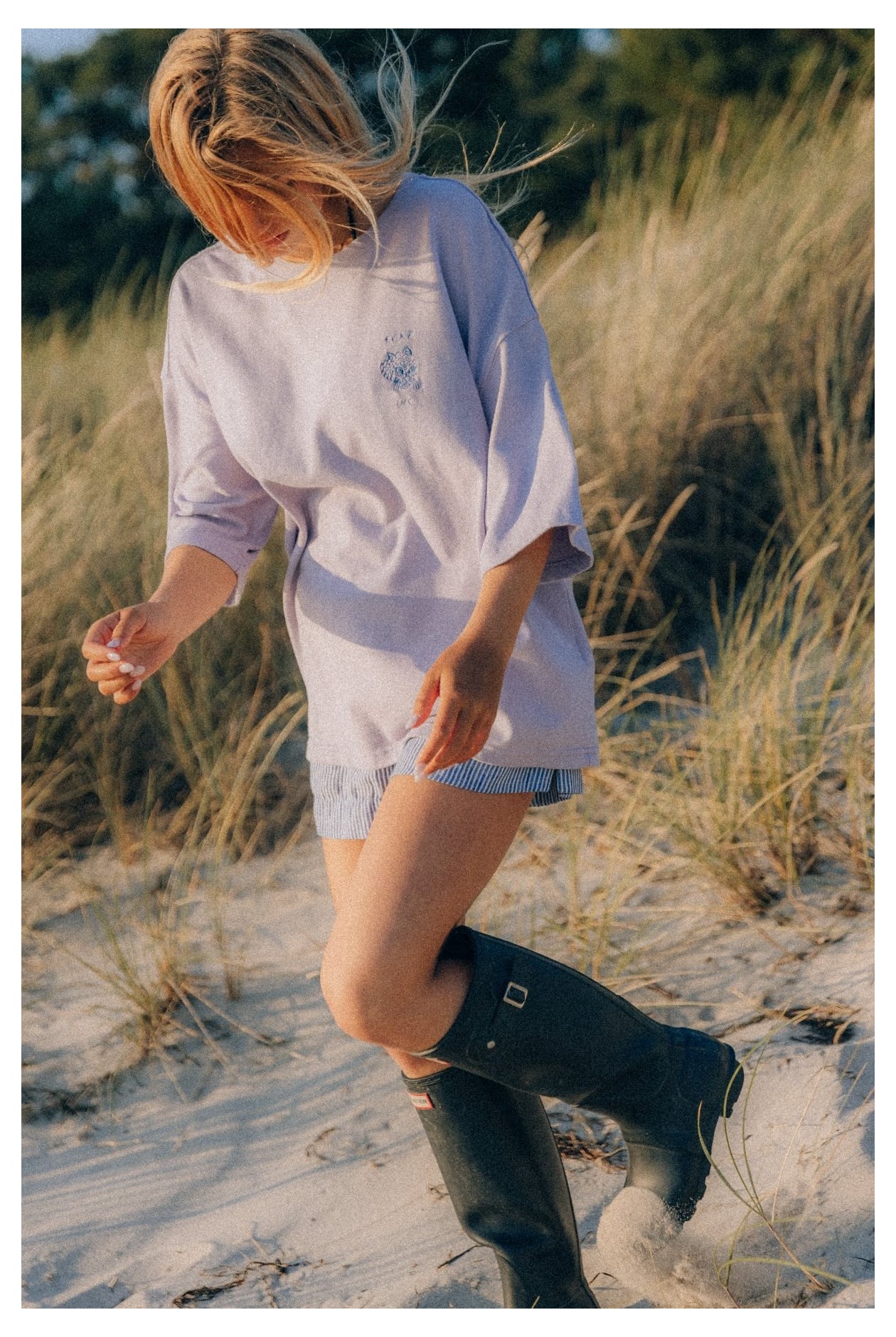 Wave Tiger Tee - Purple Haze Wave Tiger Tee - Purple Haze