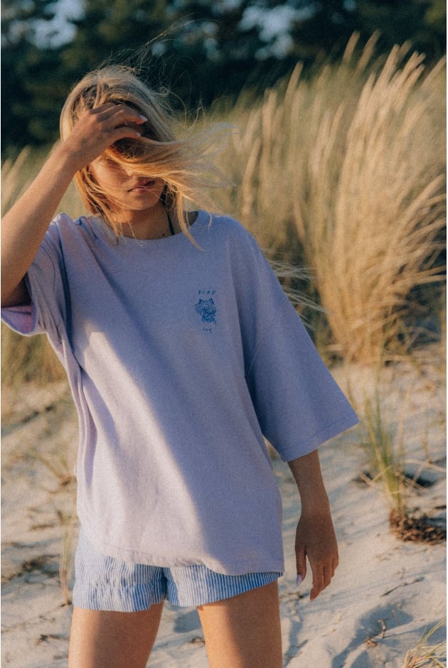 Wave Tiger Tee - Purple Haze Wave Tiger Tee - Purple Haze