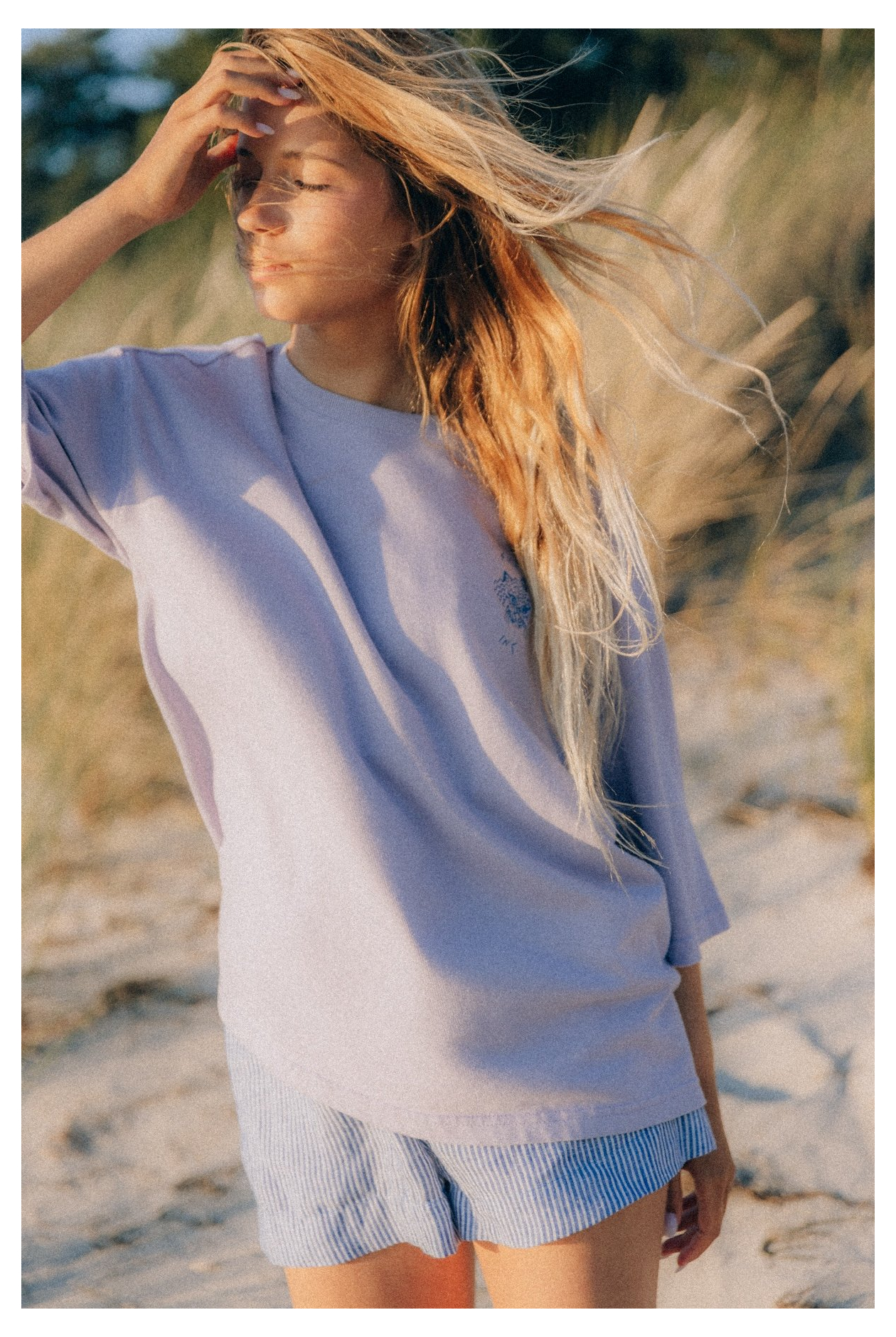 Wave Tiger Tee - Purple Haze Wave Tiger Tee - Purple Haze