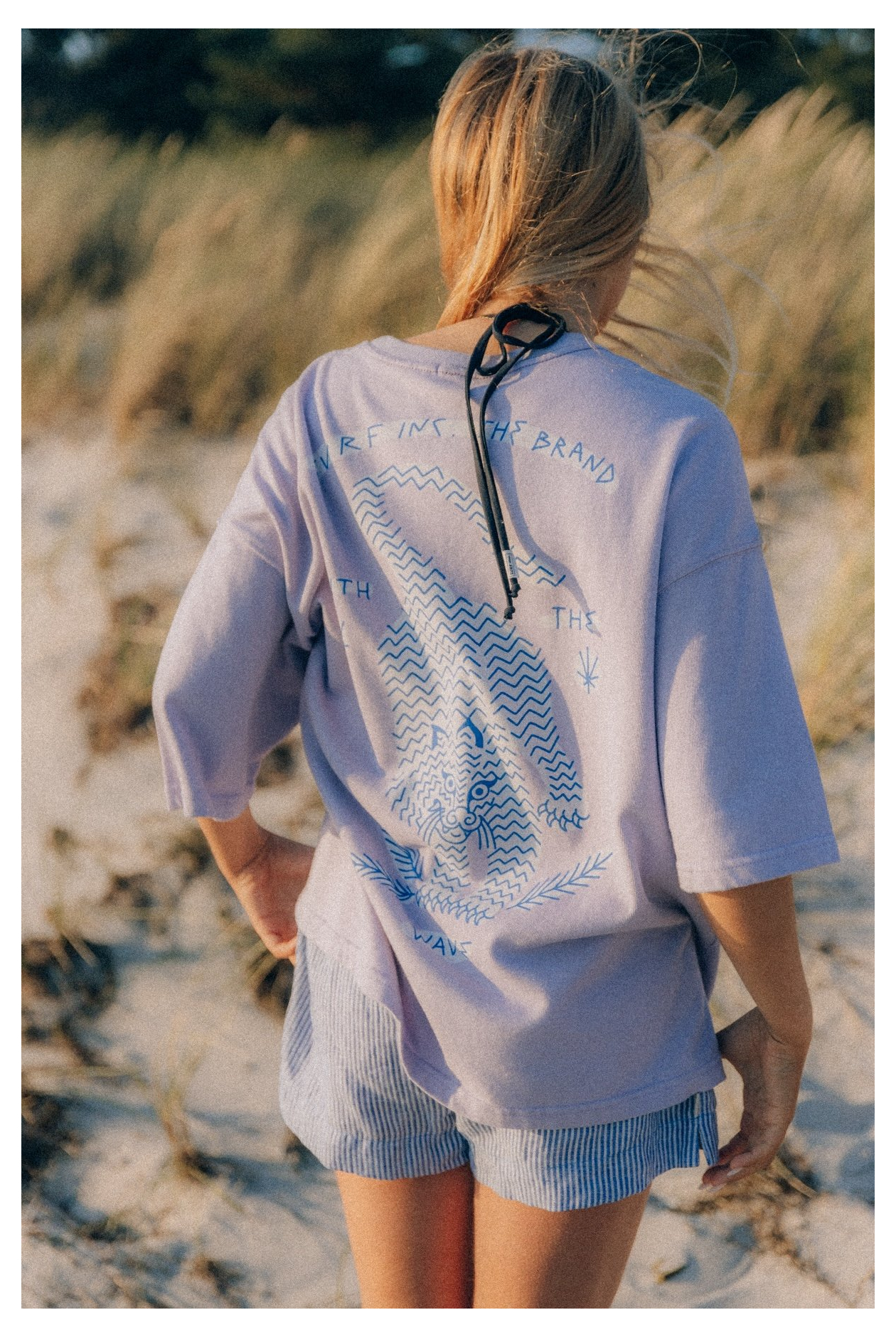 Wave Tiger Tee - Purple Haze Wave Tiger Tee - Purple Haze