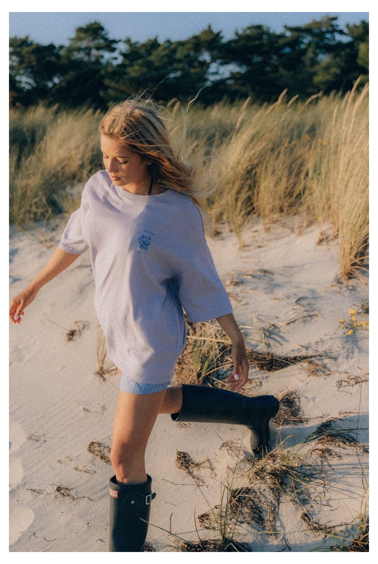 Wave Tiger Tee - Purple Haze Wave Tiger Tee - Purple Haze