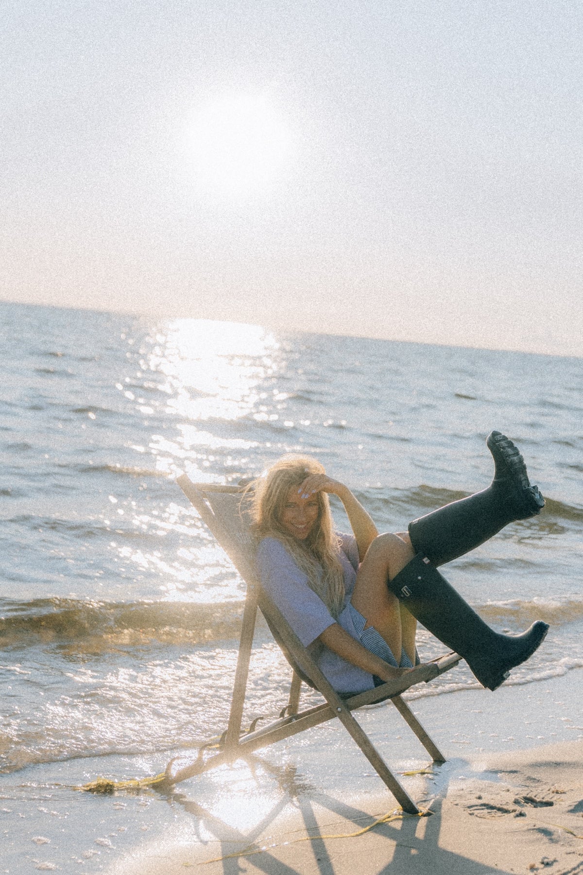 Wave Tiger Tee - Purple Haze