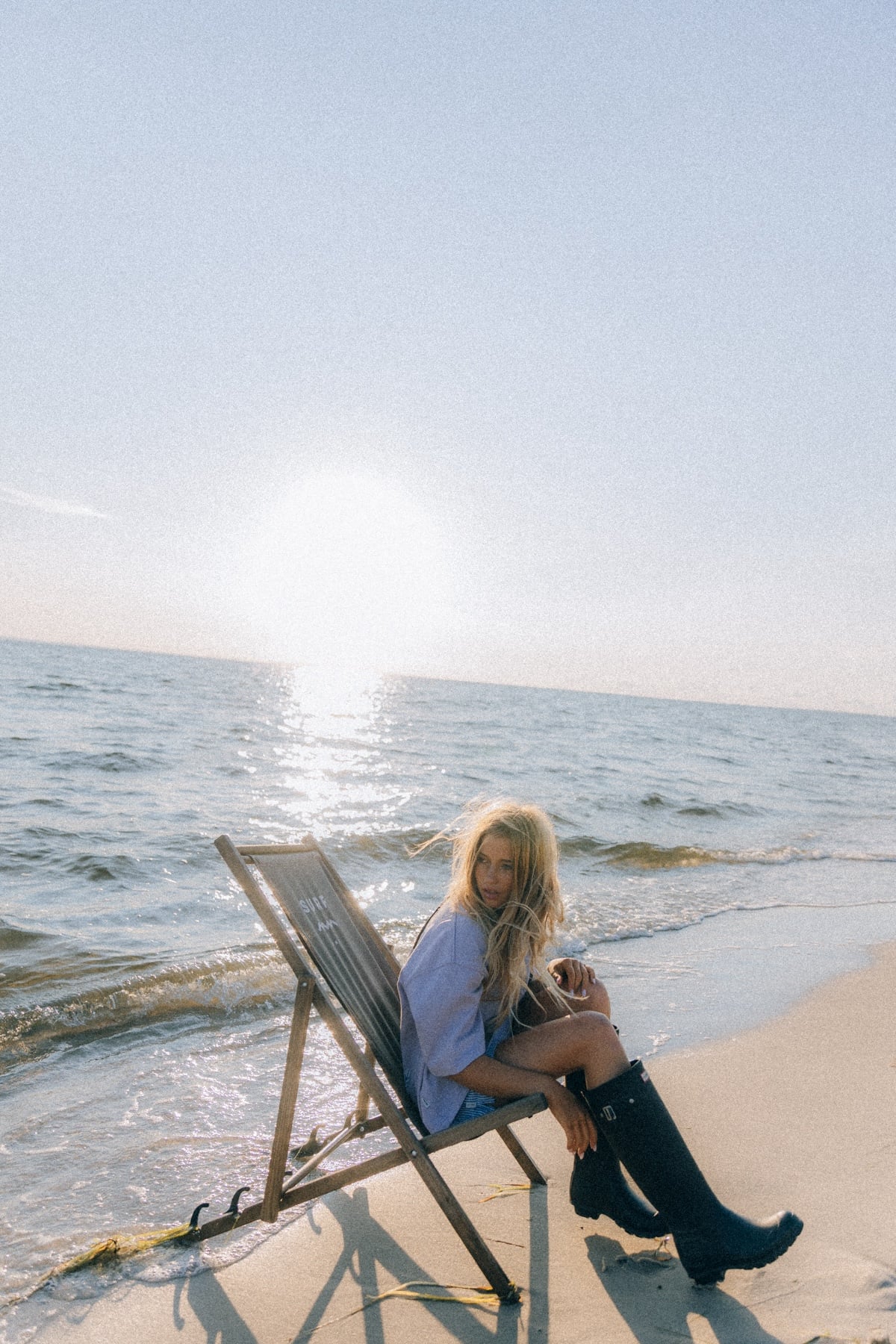 Wave Tiger Tee - Purple Haze