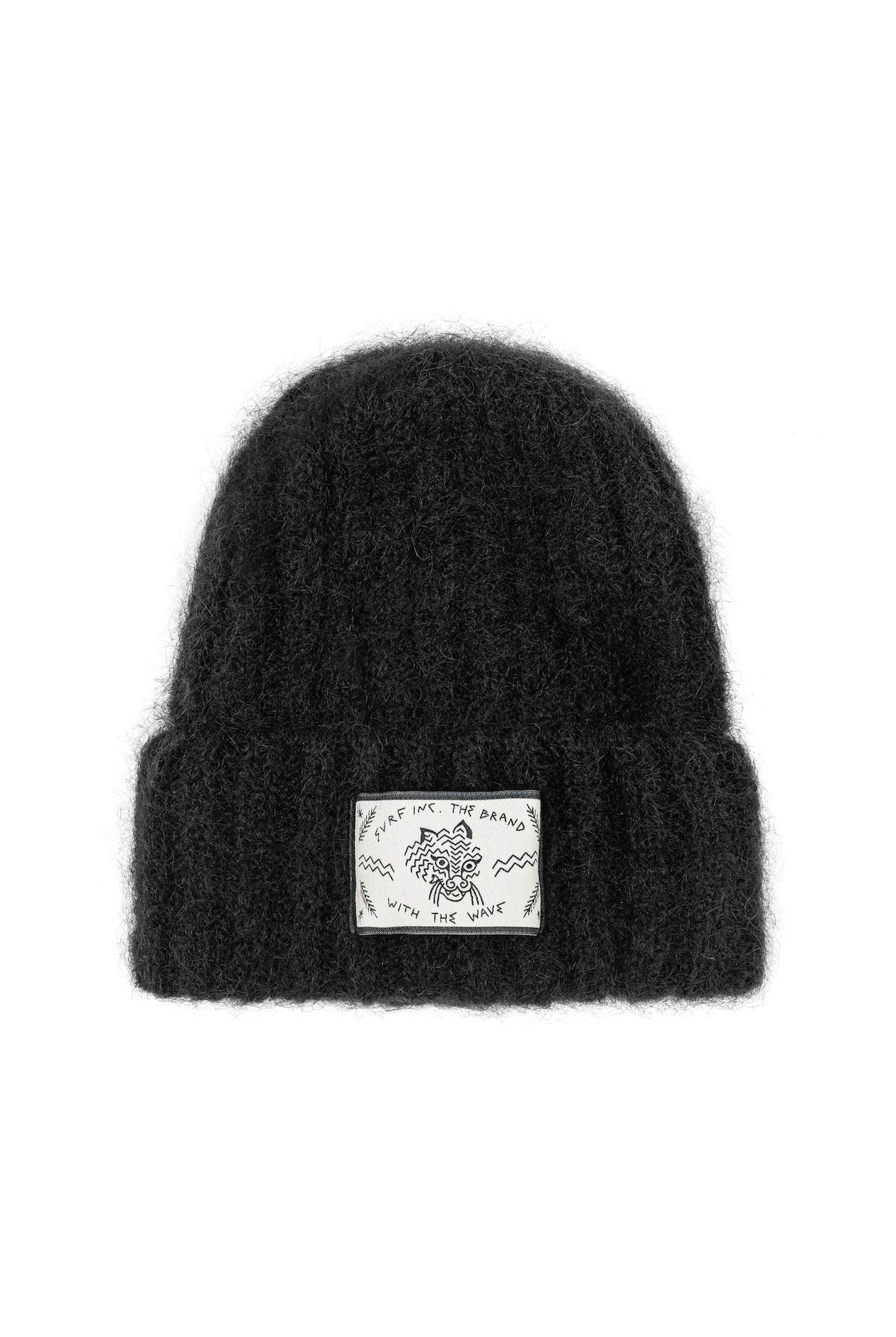 Olivia Wave Tiger Beanie - Space Black Olivia Wave Tiger Beanie - Space Black