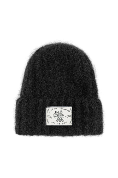 Olivia Wave Tiger Beanie - Space Black Olivia Wave Tiger Beanie - Space Black