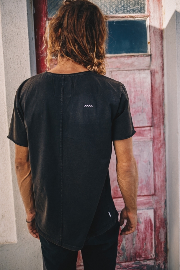 Pocket Tee - Burnt Black