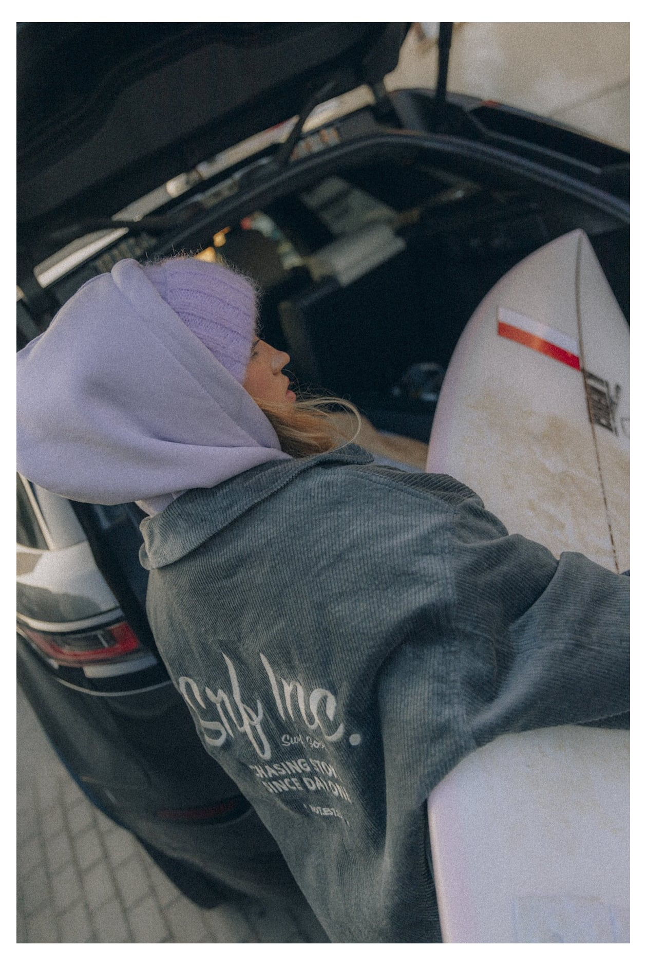 Cord Baseball Jacket - Greyhound Cord Baseball Jacket - Greyhound