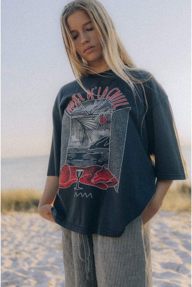 De'la Chill Tee - Acid Black De'la Chill Tee - Acid Black