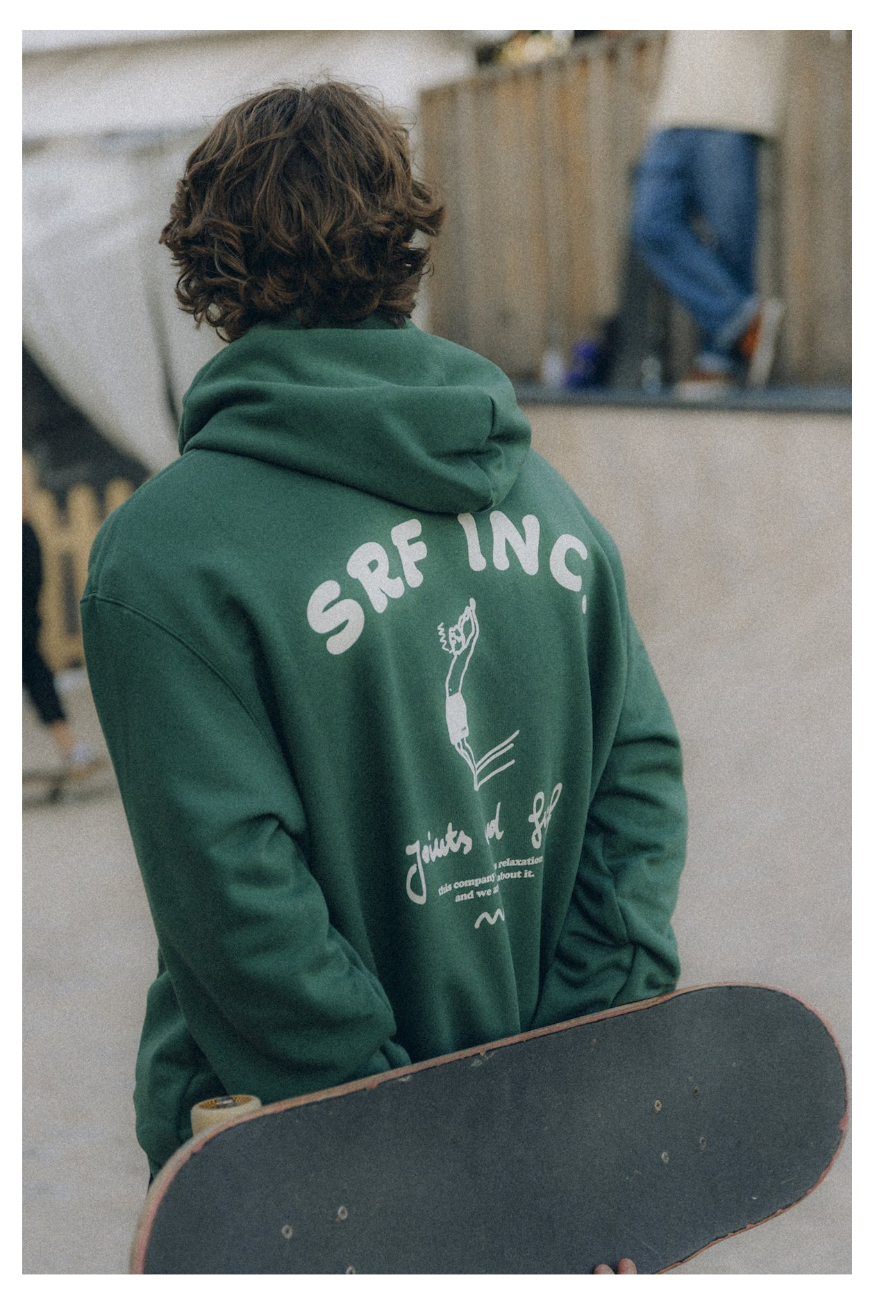 Joints & Surf Hoodie - Bottle Green Joints & Surf Hoodie - Bottle Green