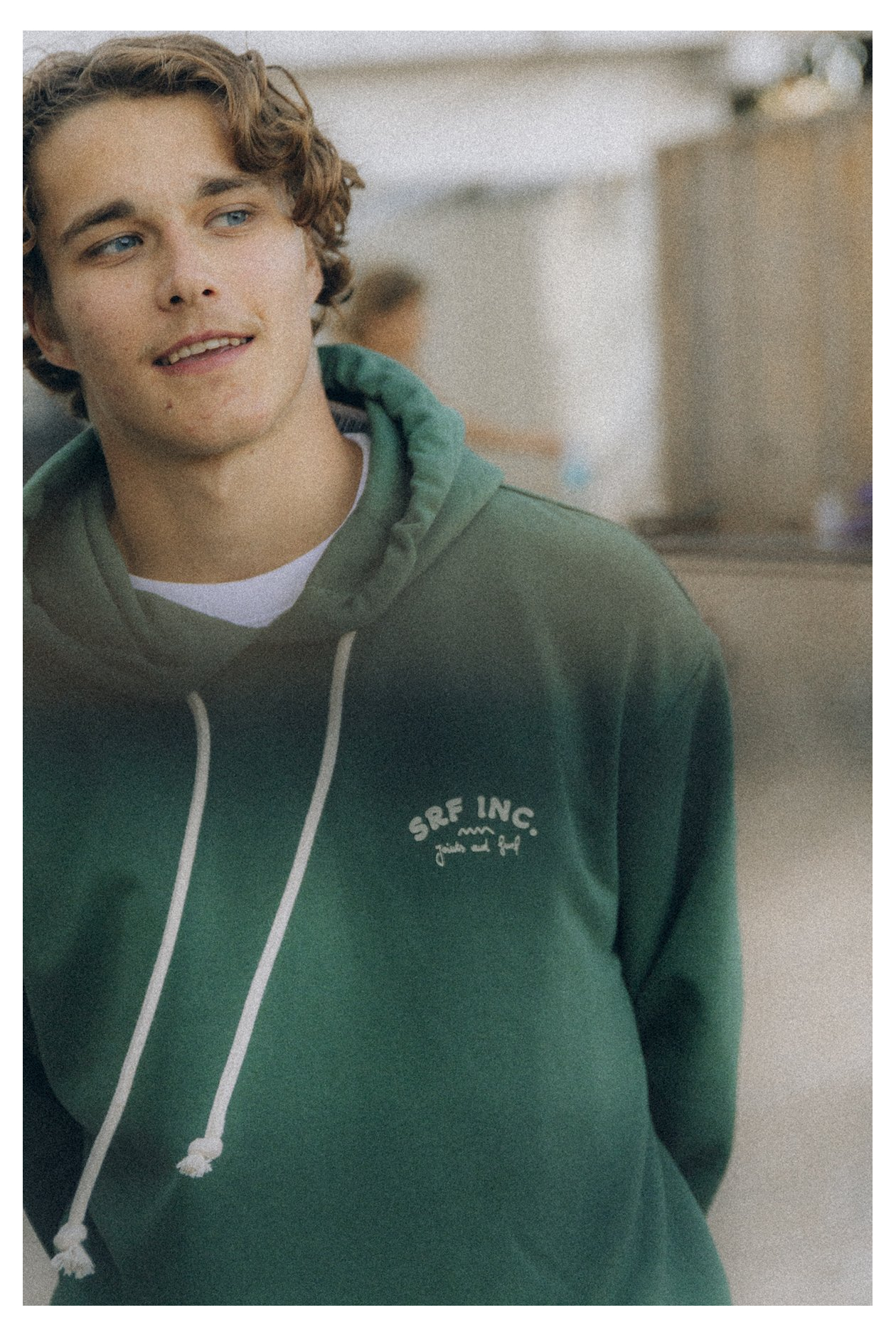 Joints & Surf Hoodie - Bottle Green Joints & Surf Hoodie - Bottle Green
