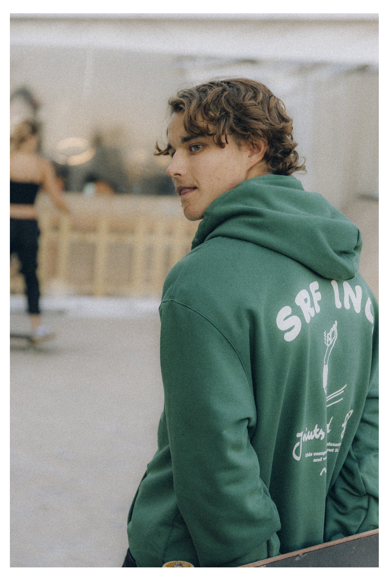 Joints & Surf Hoodie - Bottle Green Joints & Surf Hoodie - Bottle Green