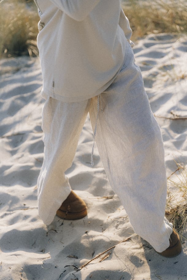 Lazy Linen Pants - Cookie